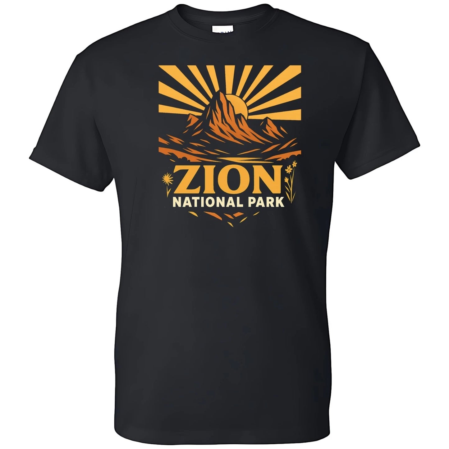 Zion National Park T-shirt Black