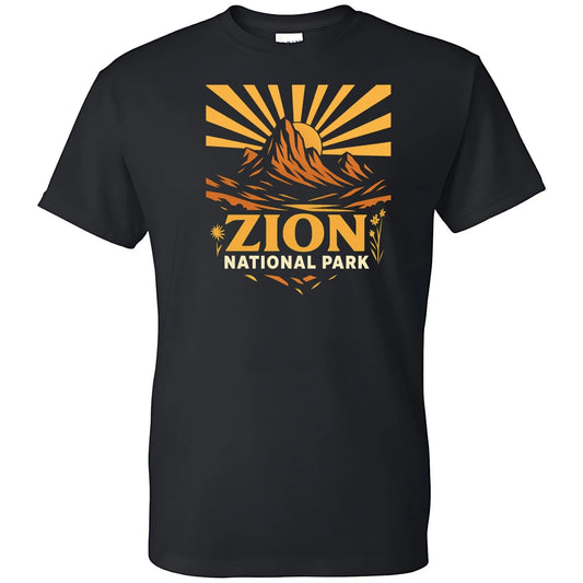 Zion National Park T-shirt Black