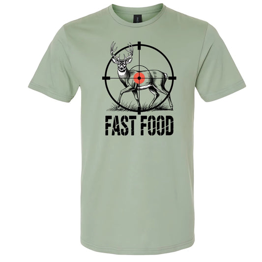 Fast Food Deer Hunter T-shirt Fathers Day Gift
