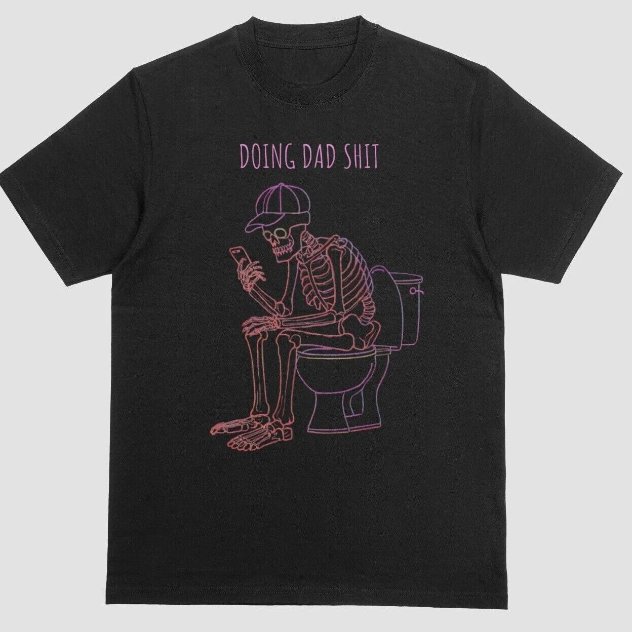 Doing Dad Shish Men's Gift Humor T-shirt Black Cotton