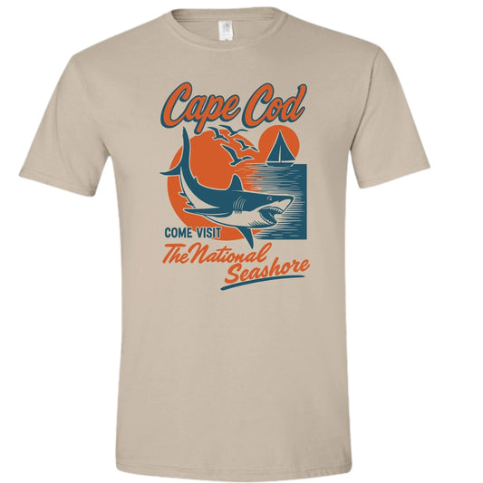 Cape Cod Great White Shark Jaws T-shirt