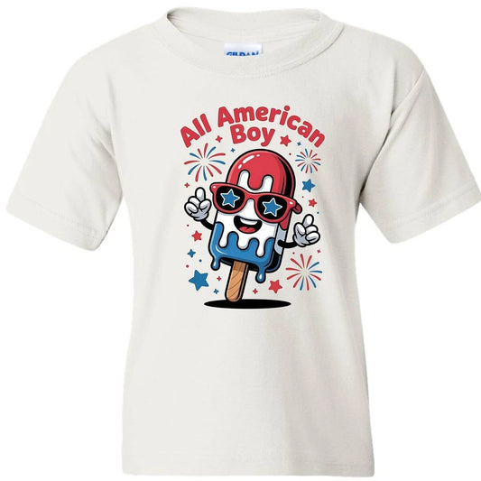 All American Boy Kids T-shirt 4th of July Celebration