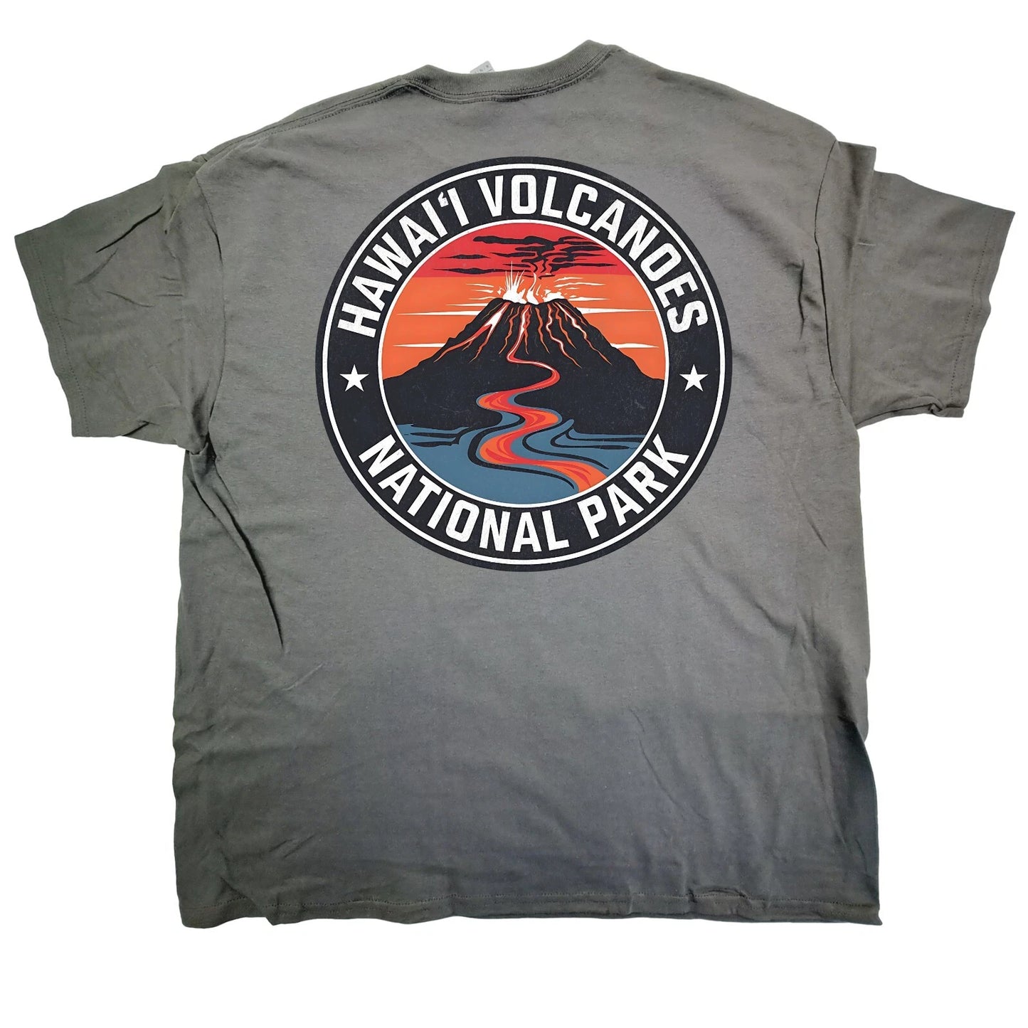Hawaii Volcanoes National Park T-shirt Charcoal Gray