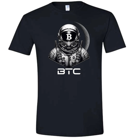 BTC Bit Coin Crypto Currency Trading T-shirt Unisex Black