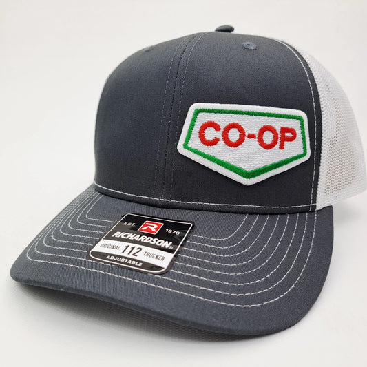 Co-Op Richardson 112 Trucker Cap Hat Mesh Snapback Embroidered Patch