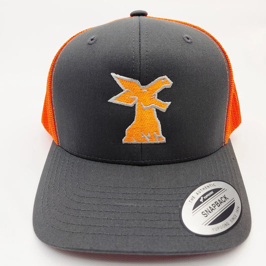 Timberjack Hat Cap Yupoong Trucker Mesh Snapback Hi-vis Orange
