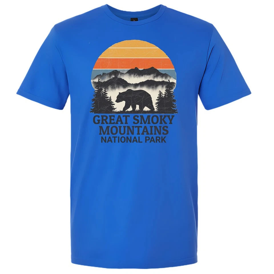 Great Smoky Mountains National Park T-Shirt Bear Nature Hiking Outdoors