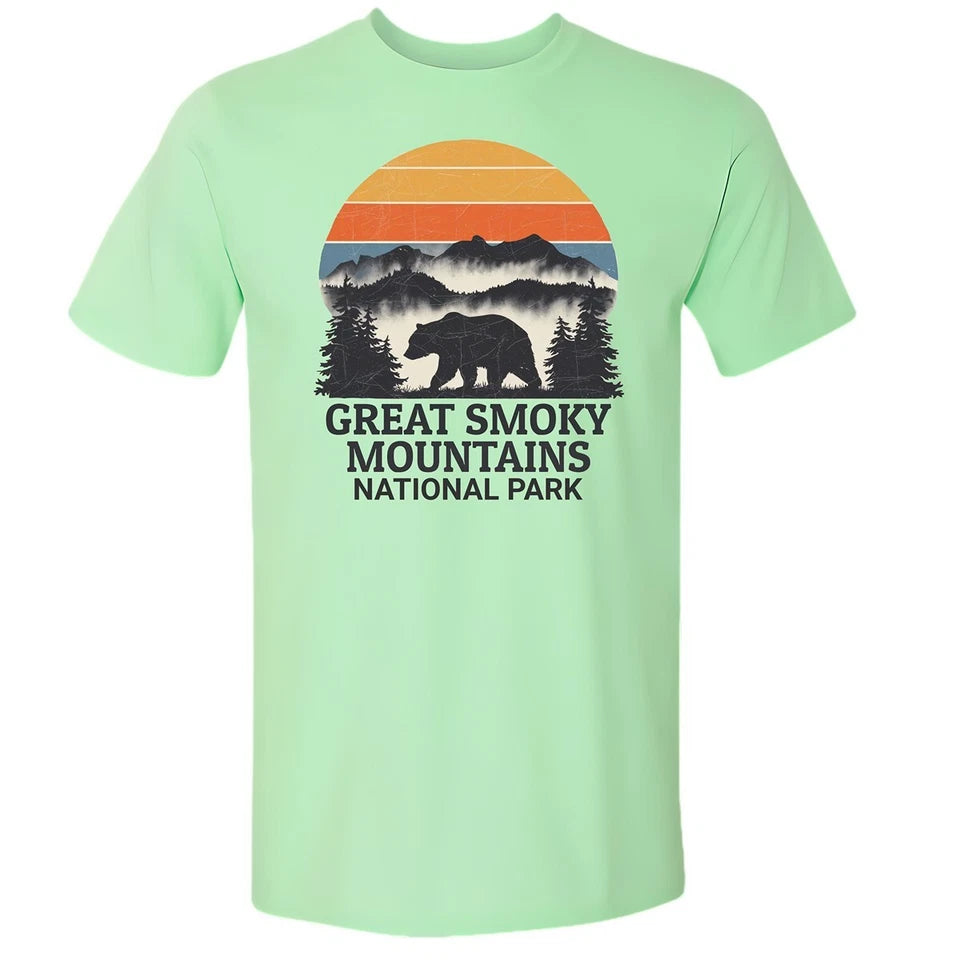 Great Smoky Mountains National Park T-Shirt Bear Nature Hiking Outdoors