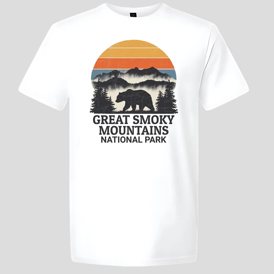 Great Smoky Mountains National Park T-Shirt Bear Nature Hiking Outdoors