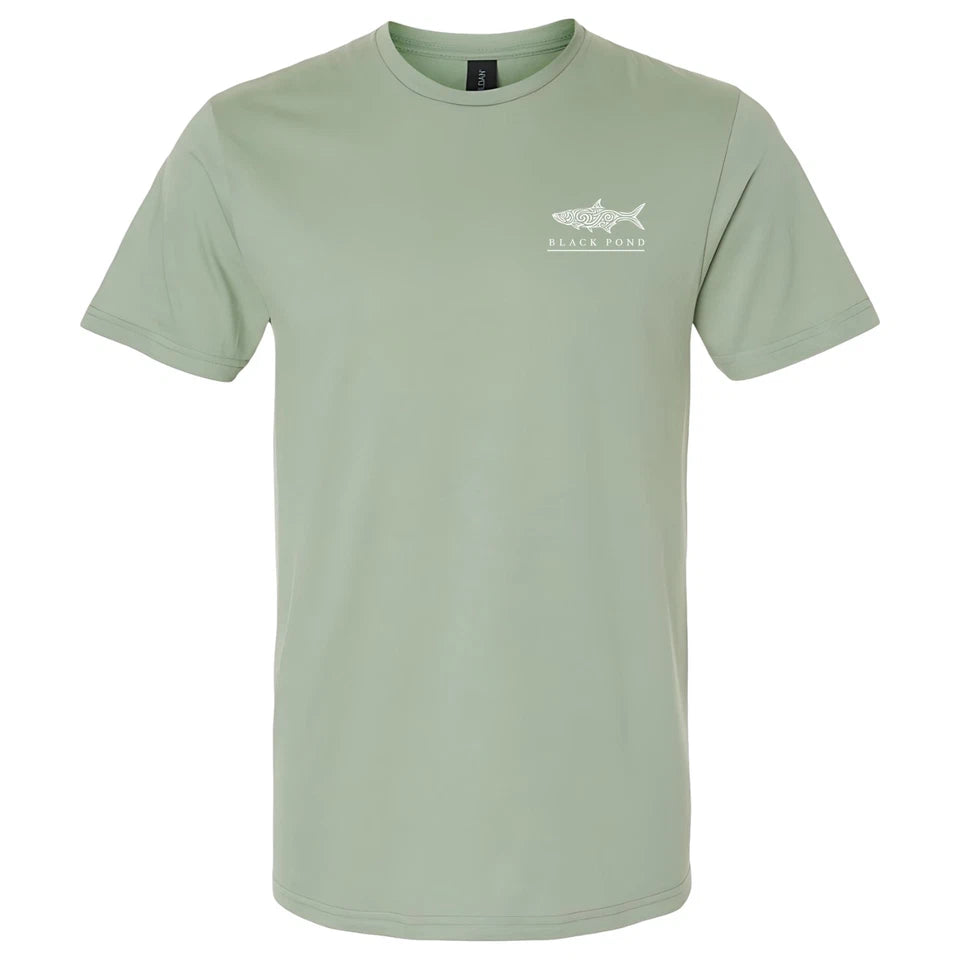 Black Pond Saltwater Series Tarpon Men's T-shirt Offshore Fishing