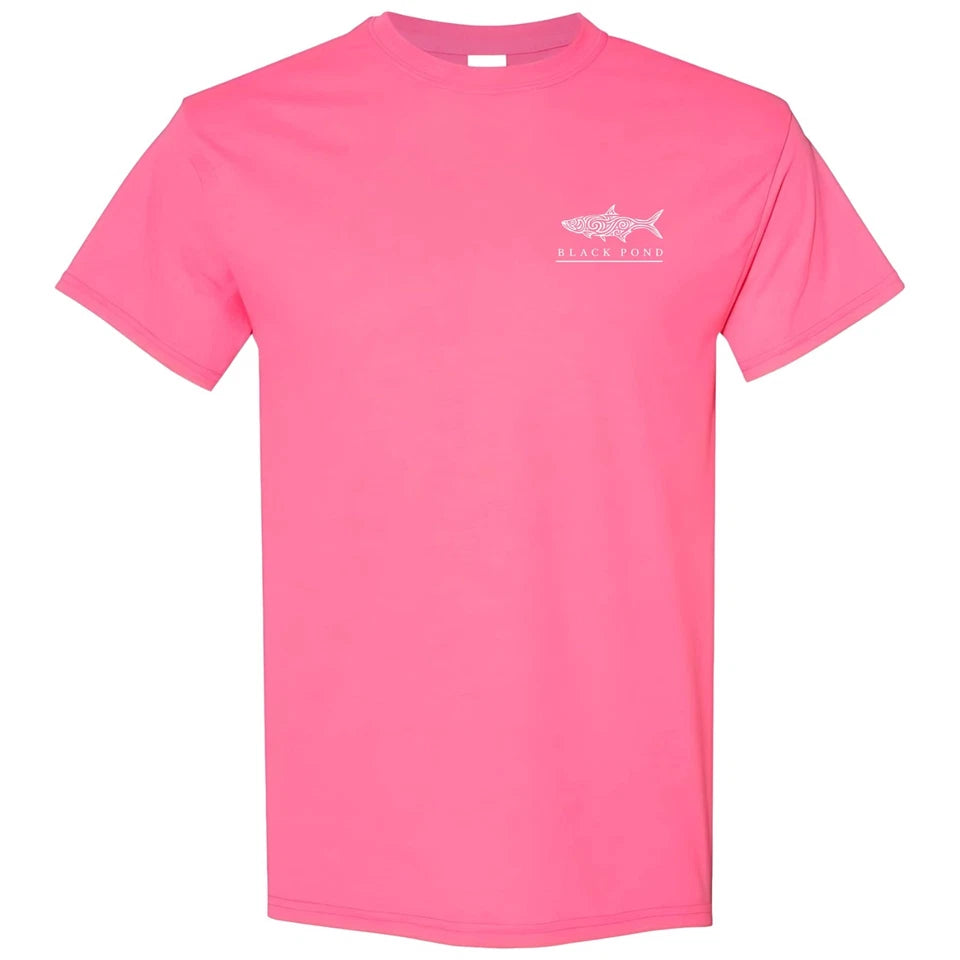 Black Pond Saltwater Series Tarpon Men's T-shirt Offshore Fishing