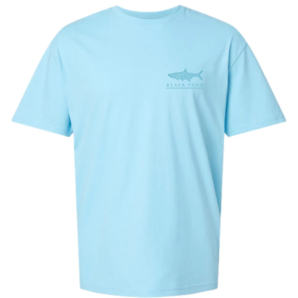 Black Pond Saltwater Series Tarpon Men's T-shirt Offshore Fishing