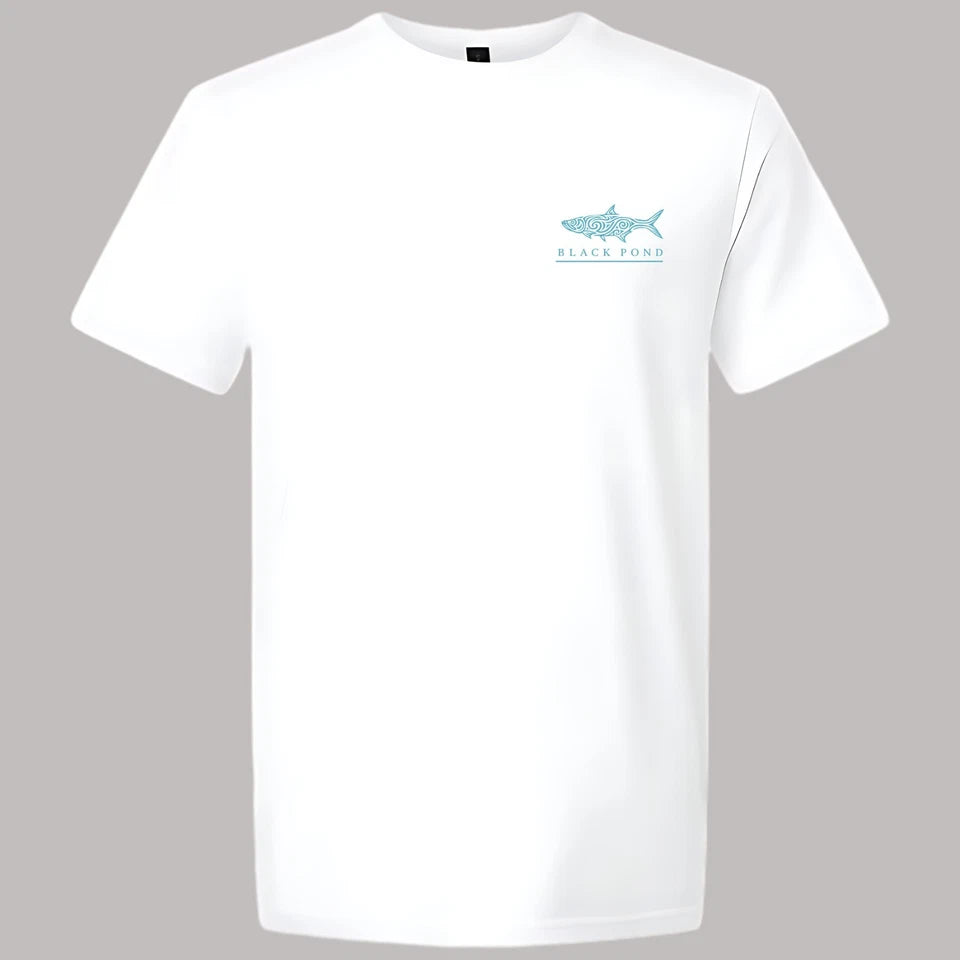 Black Pond Saltwater Series Tarpon Men's T-shirt Offshore Fishing