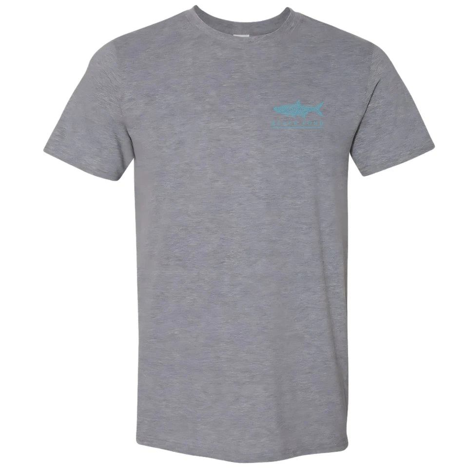 Black Pond Saltwater Series Tarpon Men's T-shirt Offshore Fishing