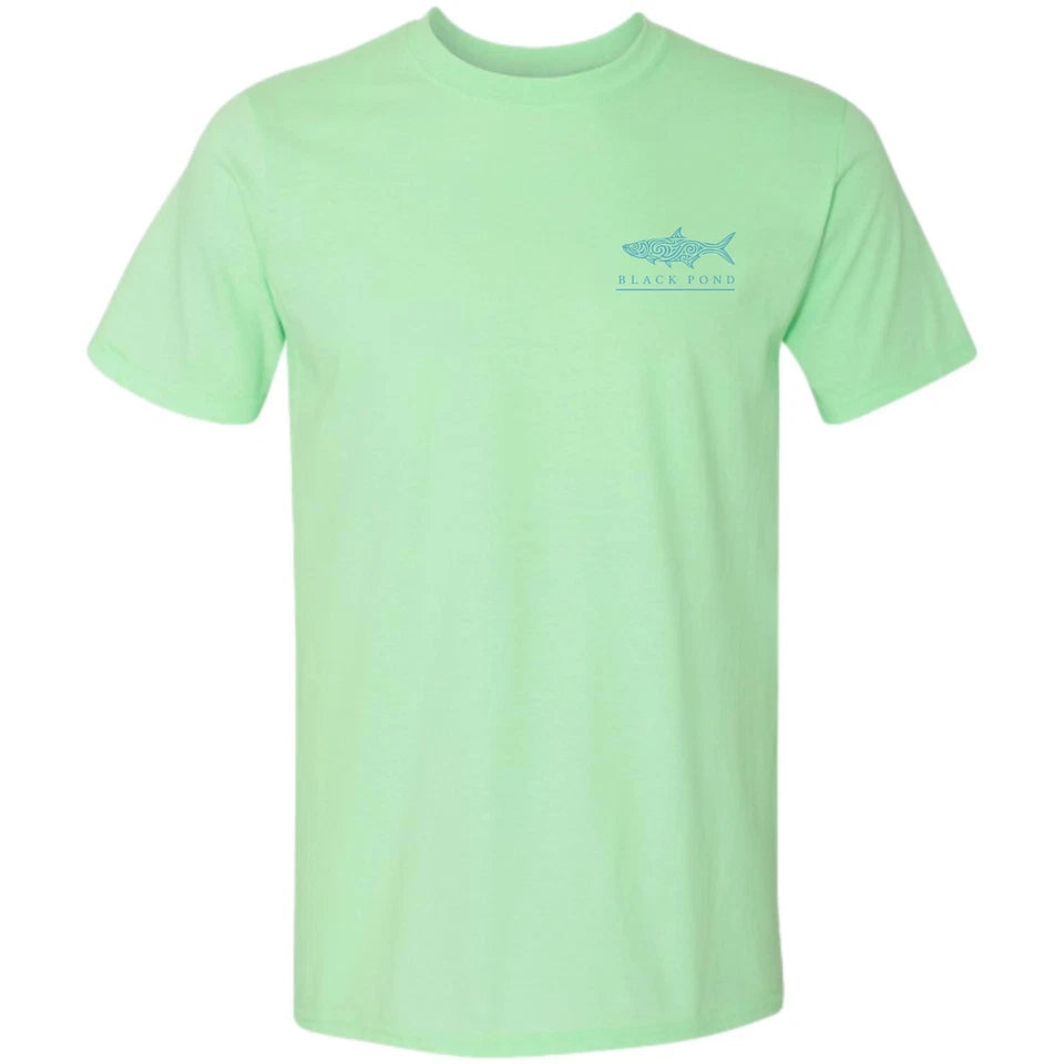 Black Pond Saltwater Series Tarpon Men's T-shirt Offshore Fishing