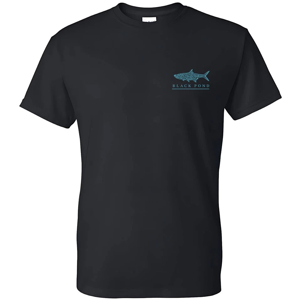 Black Pond Saltwater Series Tarpon Men's T-shirt Offshore Fishing
