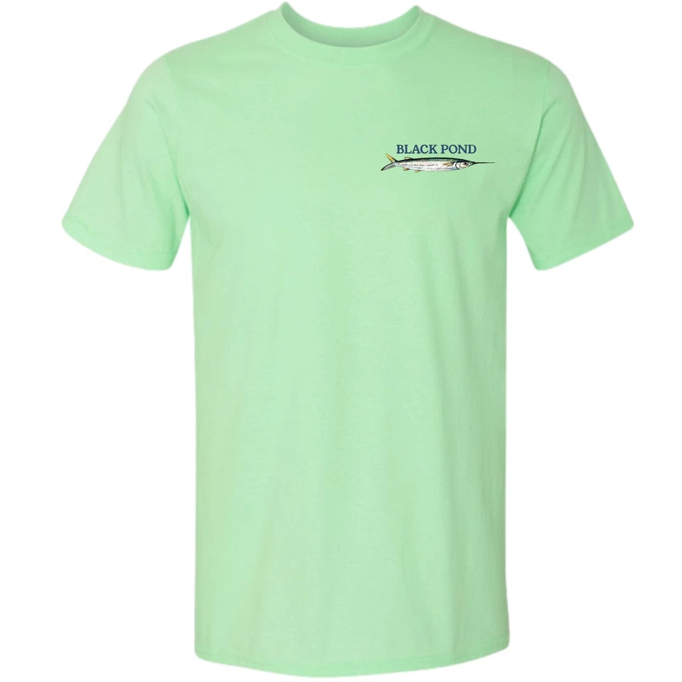 Black Pond Saltwater Series Yellow Fin Tuna Men's T-shirt Offshore Fishing