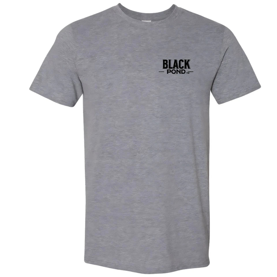 Black Pond Freshwater Series Men's T-shirt Bass Fishing Popper Lure