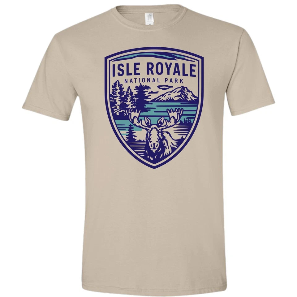Isle Royale National Park T-Shirt Moose Nature Hiking Outdoors