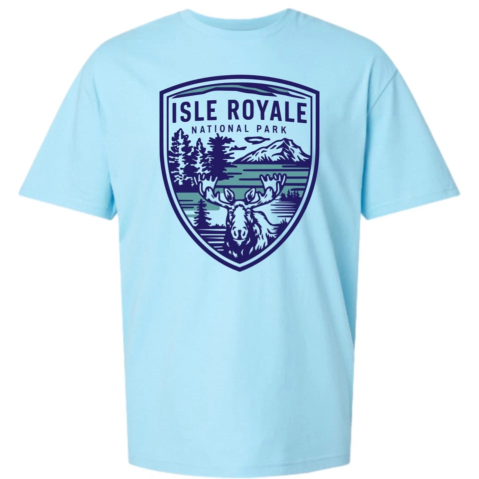 Isle Royale National Park T-Shirt Moose Nature Hiking Outdoors