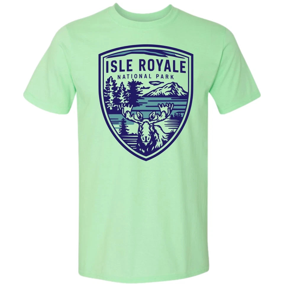 Isle Royale National Park T-Shirt Moose Nature Hiking Outdoors