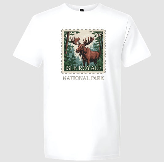 Isle Royale National Park T-Shirt Moose Nature Hiking Outdoors