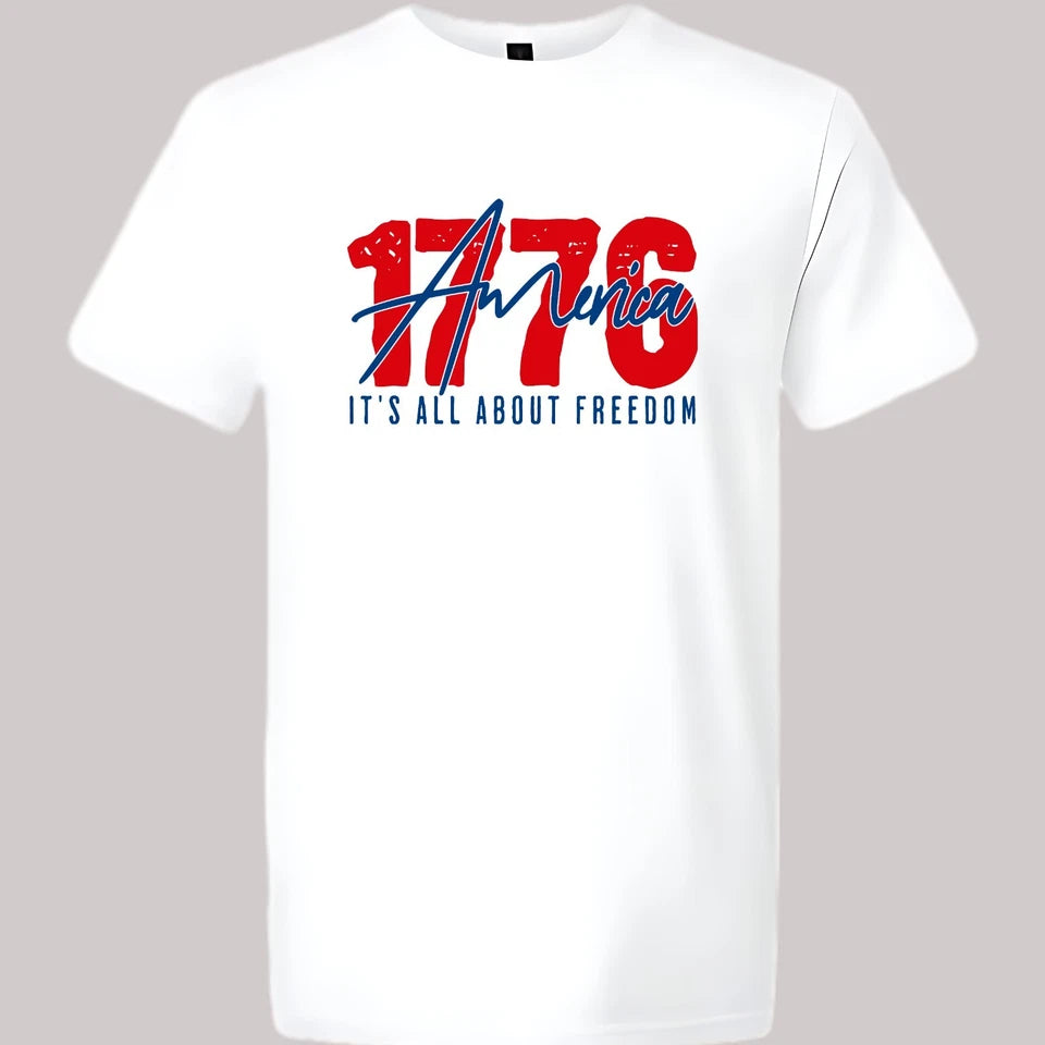 USA America 1776 Freedom july 4th Independence Day T-Shirt