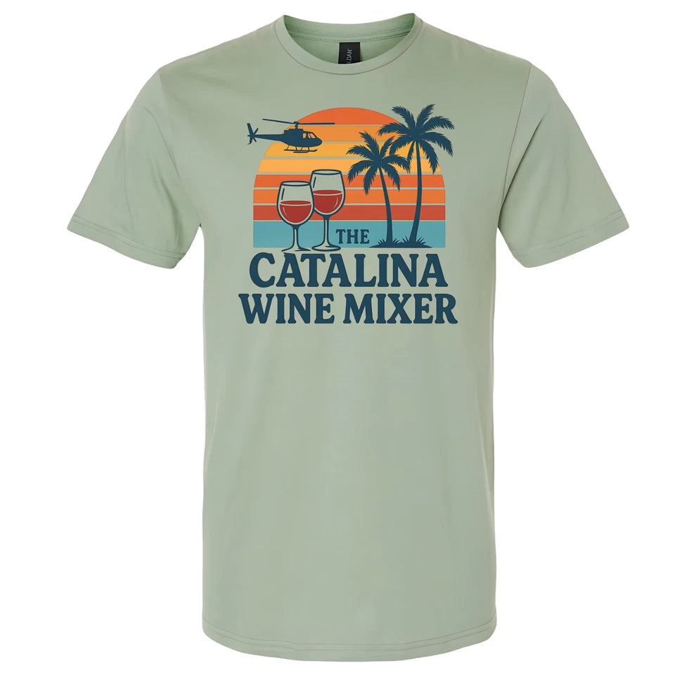 Catalina Wine Mixer Helicopter Step Brothers T-shirt