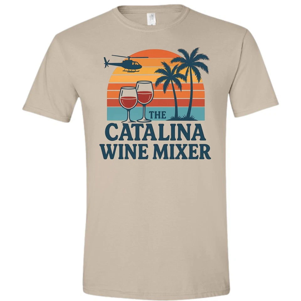 Catalina Wine Mixer Helicopter Step Brothers T-shirt