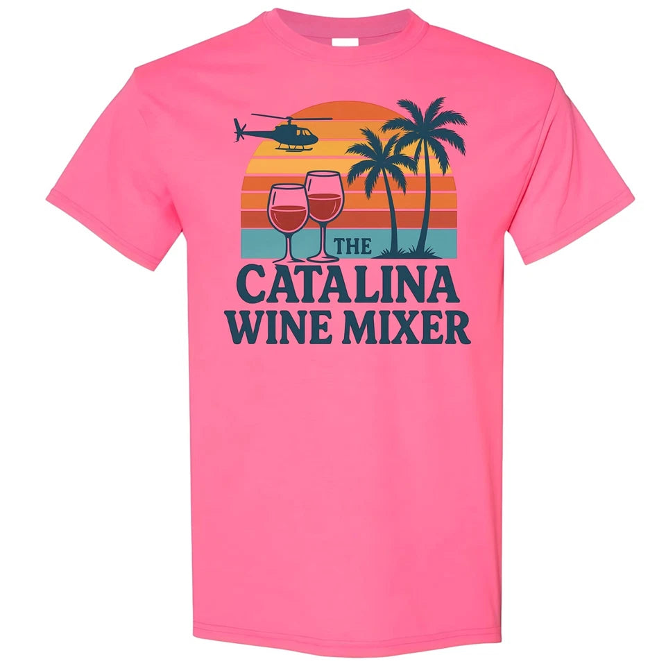 Catalina Wine Mixer Helicopter Step Brothers T-shirt