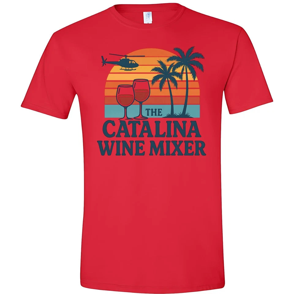 Catalina Wine Mixer Helicopter Step Brothers T-shirt