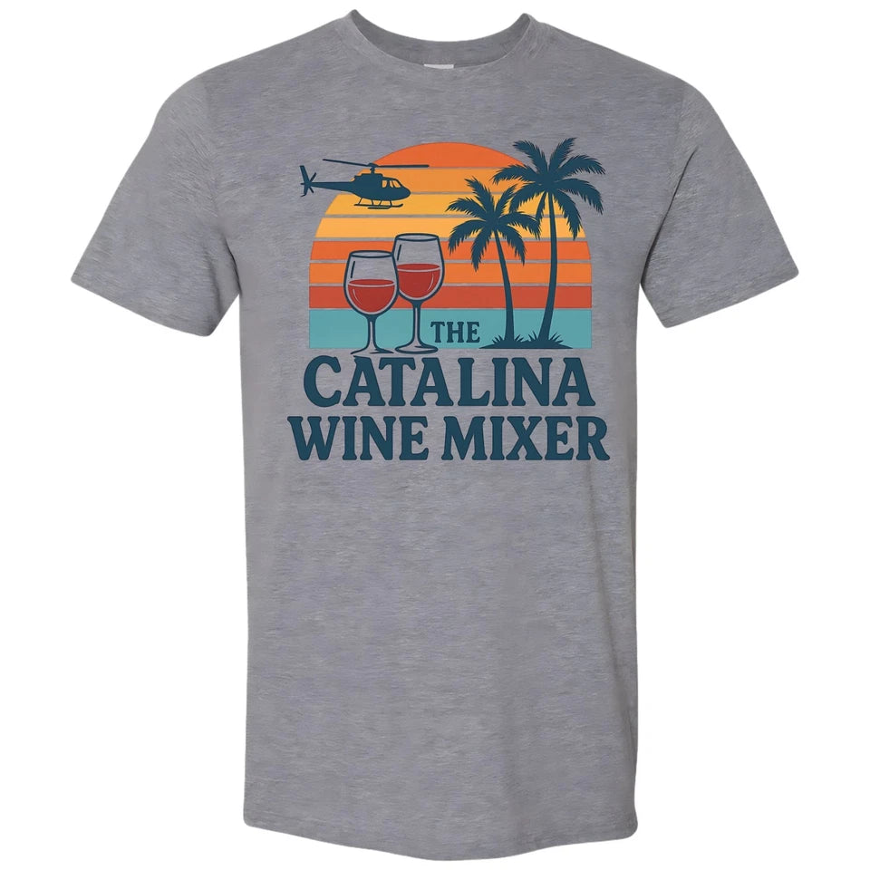 Catalina Wine Mixer Helicopter Step Brothers T-shirt