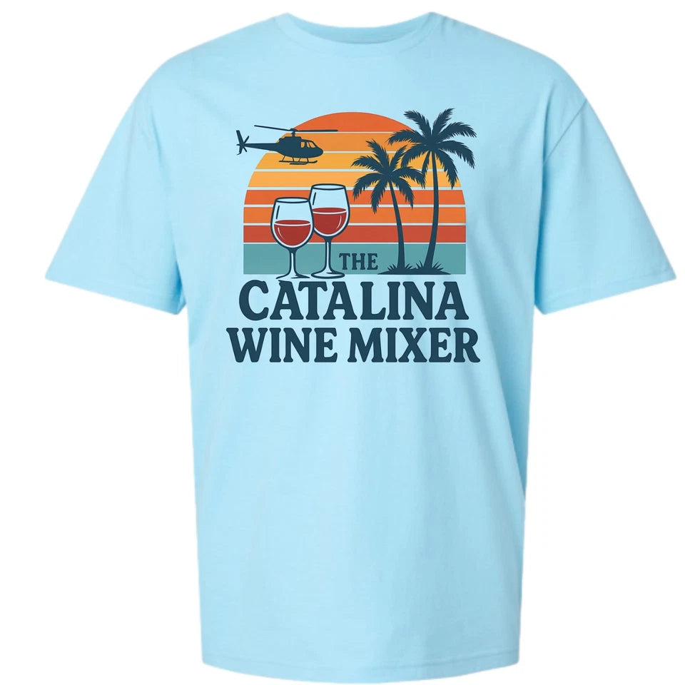 Catalina Wine Mixer Helicopter Step Brothers T-shirt