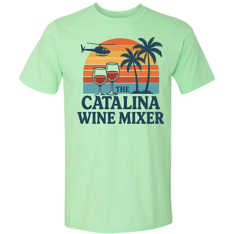 Catalina Wine Mixer Helicopter Step Brothers T-shirt