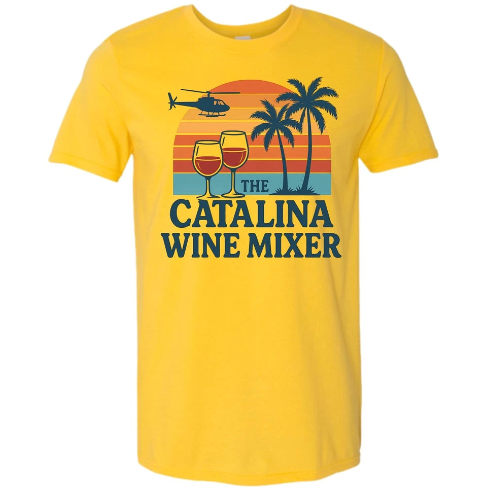 Catalina Wine Mixer Helicopter Step Brothers T-shirt
