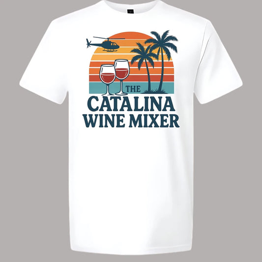 Catalina Wine Mixer Helicopter Step Brothers T-shirt