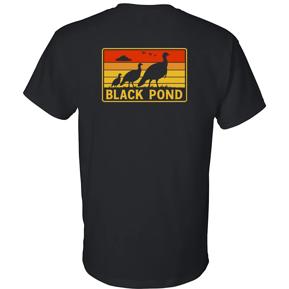 Turkey Hunters Black Pond Brand T-shirt