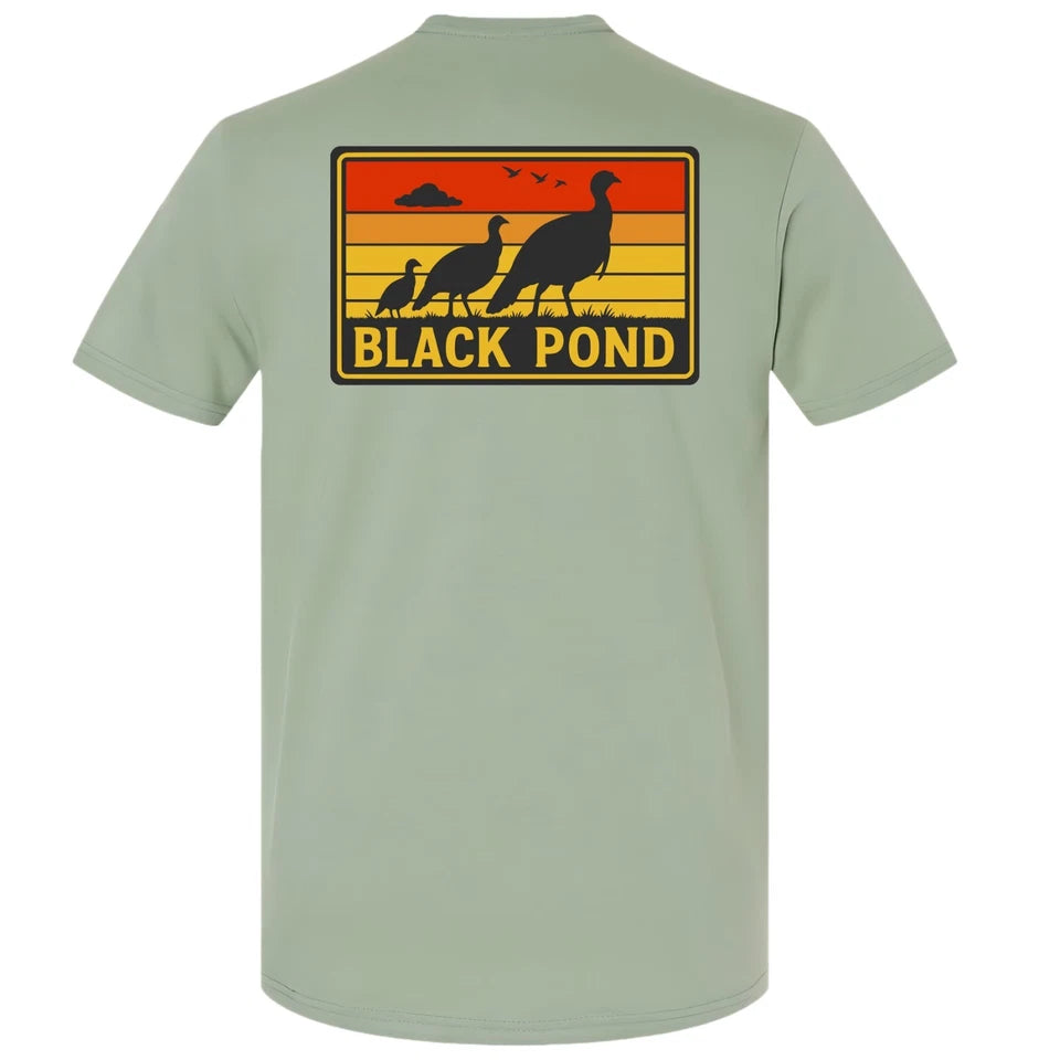 Turkey Hunters Black Pond Brand T-shirt