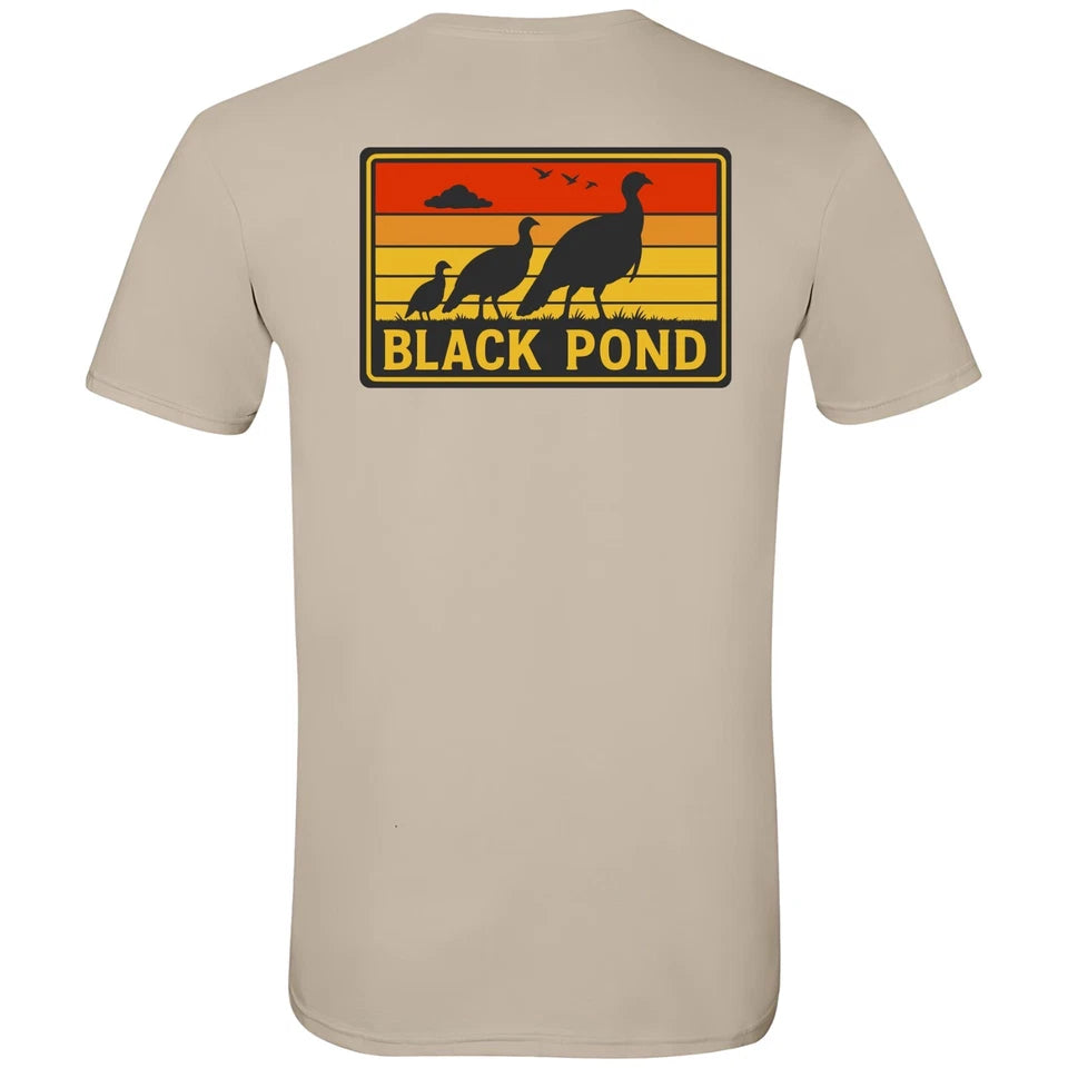 Turkey Hunters Black Pond Brand T-shirt