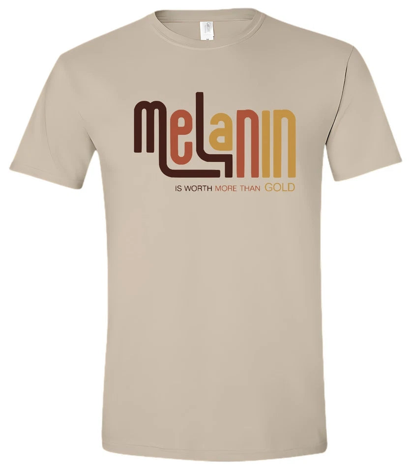 Melanin Black History Month African Pride T-Shirt Celebrate Juneteenth