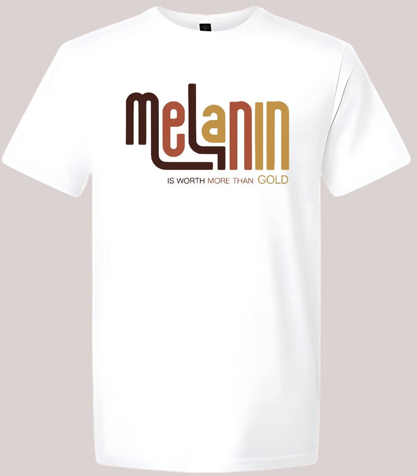 Melanin Black History Month African Pride T-Shirt Celebrate Juneteenth