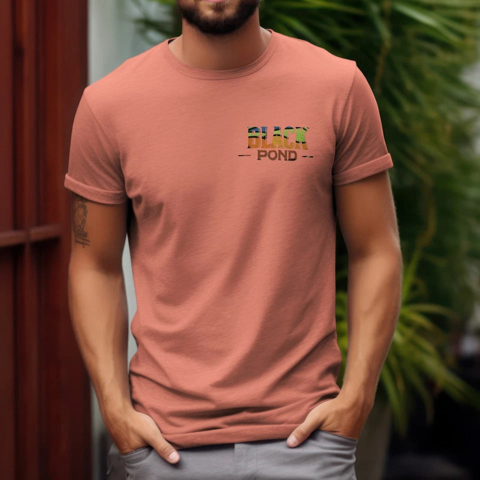 Black Pond Duck Hunting Men's T-shirt Outdoorsman Wear 100% cotton