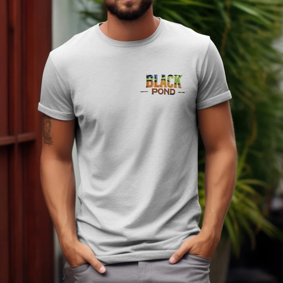 Black Pond Duck Hunting Men's T-shirt Outdoorsman Wear 100% cotton