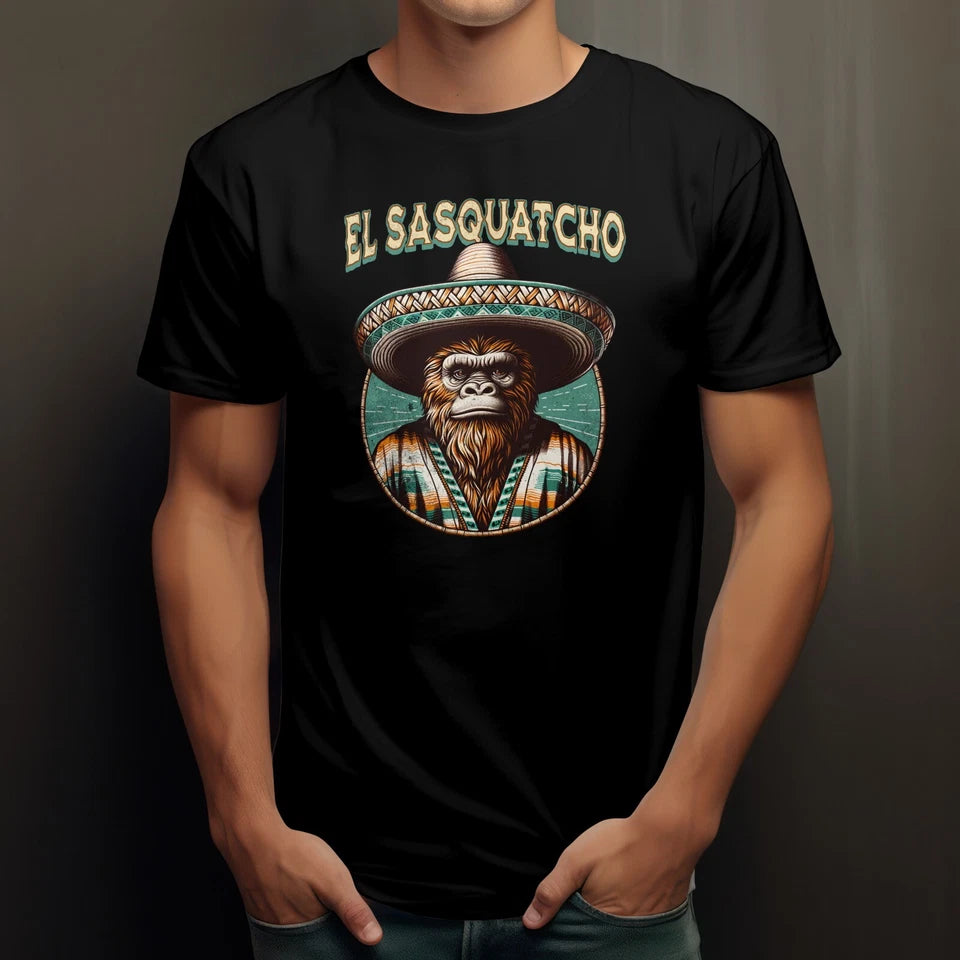 El Sasquatcho Mexican Bigfoot T-shirt Mythology