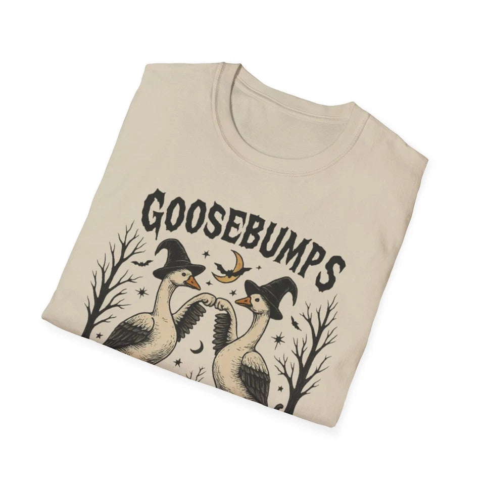 Goosebumps Unisex Softstyle T-Shirt, Halloween Tee, Pumpkin Shirt