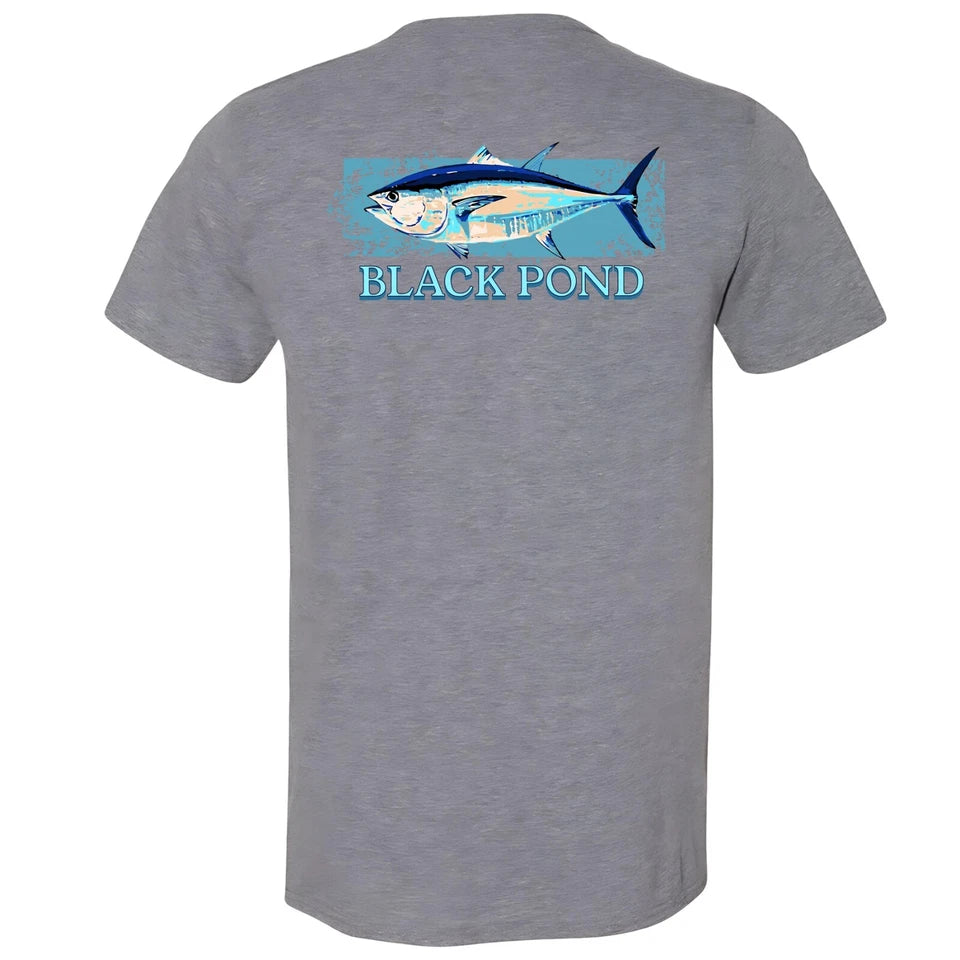 Black Pond Saltwater Series Men's T-shirt Offshore Tuna Fishing