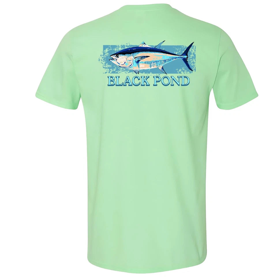 Black Pond Saltwater Series Men's T-shirt Offshore Tuna Fishing