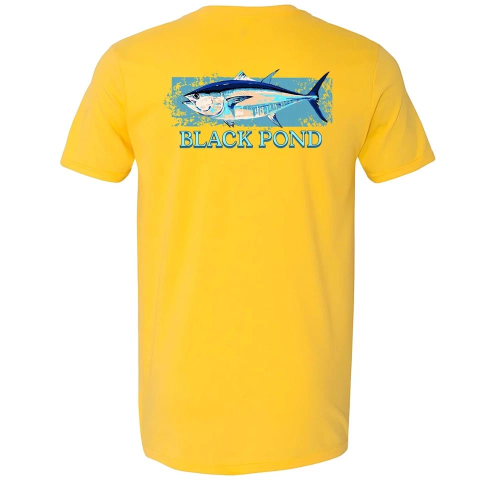 Black Pond Saltwater Series Men's T-shirt Offshore Tuna Fishing