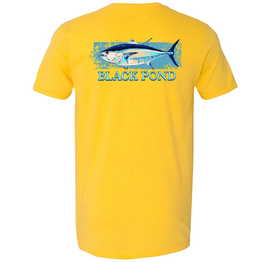 Black Pond Saltwater Series Men's T-shirt Offshore Tuna Fishing