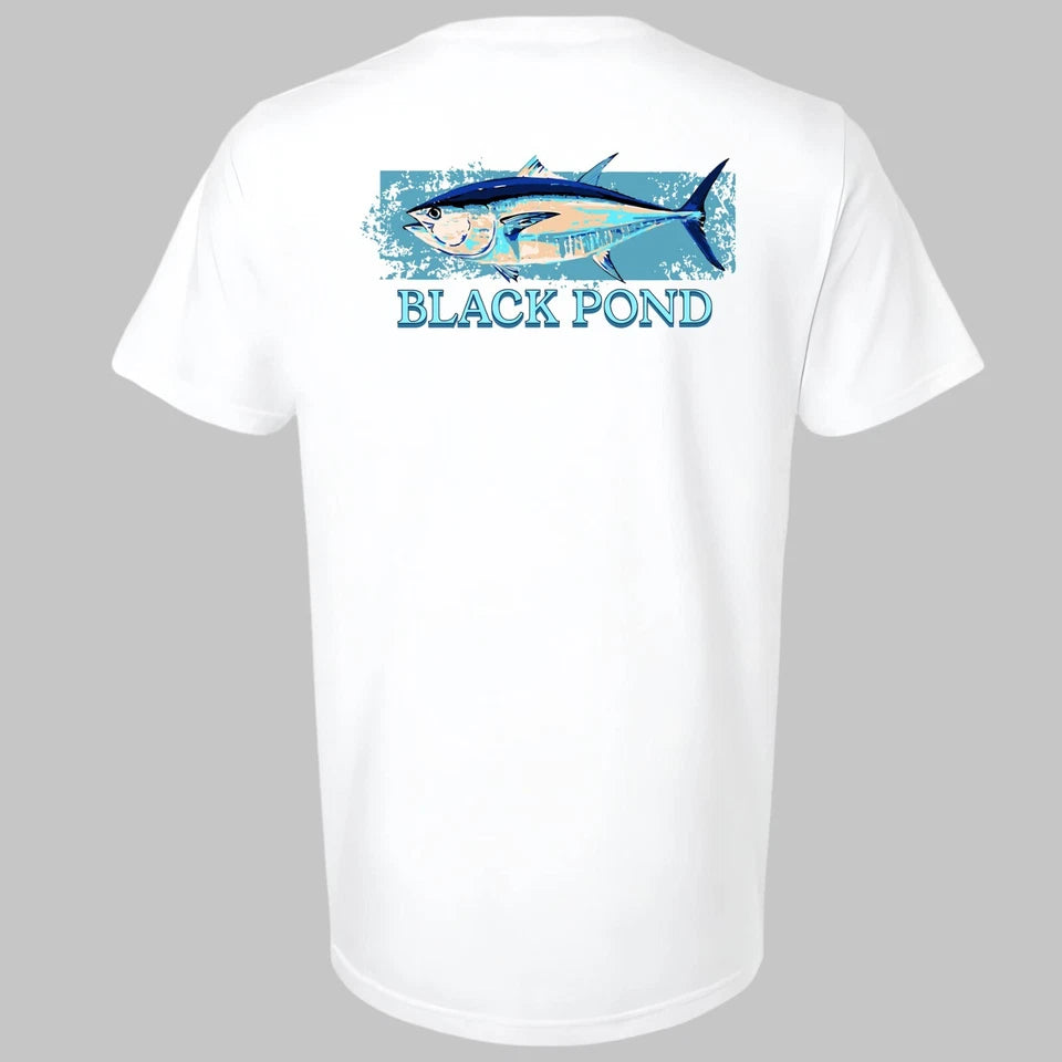 Black Pond Saltwater Series Men's T-shirt Offshore Tuna Fishing